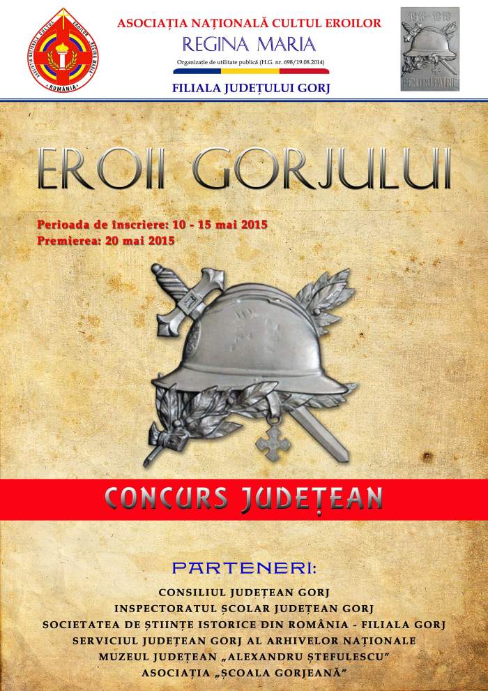 ATT_1430665788954_Afis Concursul Judetean Eroii Gorjului